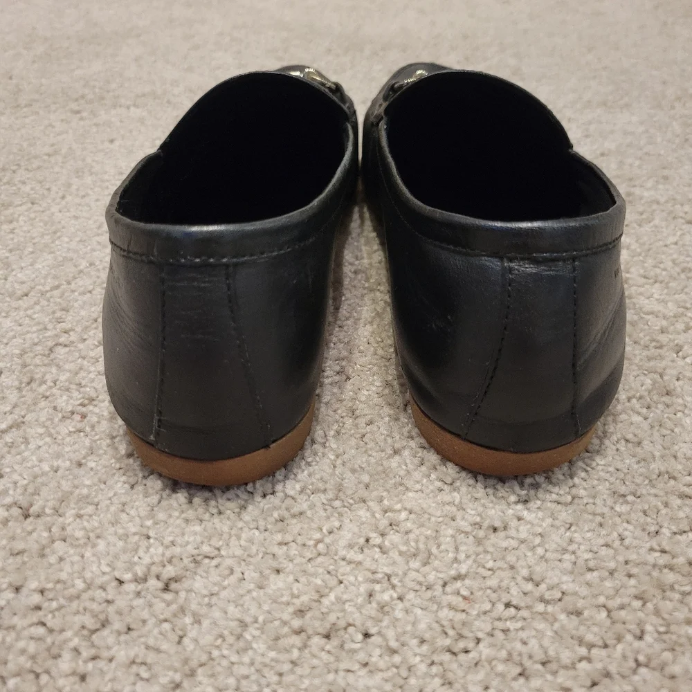 Vagabond Heidi Horsebit Black Leather Loafers